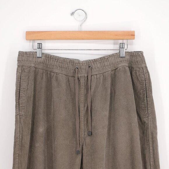 WRAP LONDON Hemp & Cotton Cotton Drawstring Jogger Zip-Up Hem Size US 12 - Picture 3 of 8